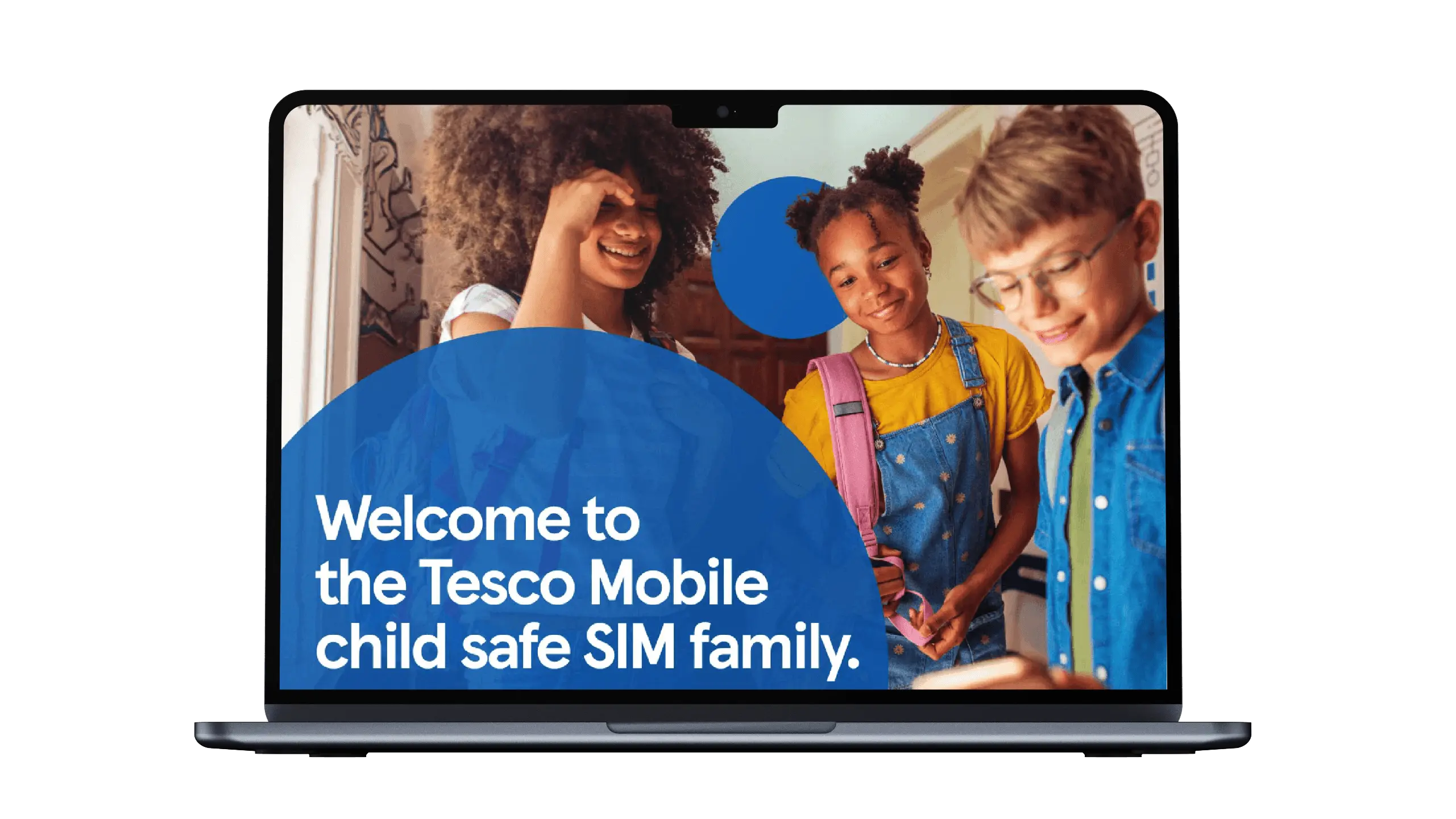 Mockup of the Tesco Mobile Child Sim Safe e-mail campaign, developed by Daan van der Vring